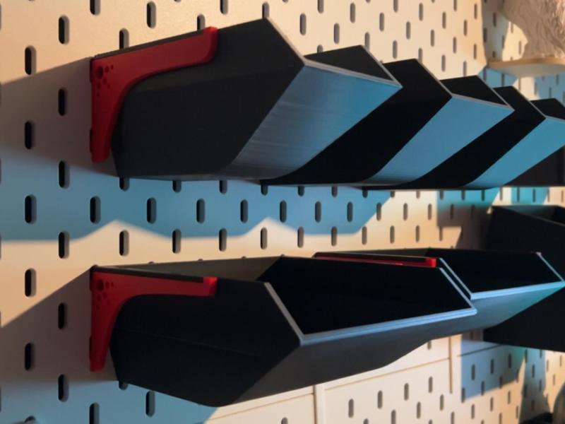 Ikea skadis tray Stackers