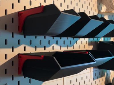 Ikea skadis tray Stackers