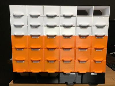 Multi Box Storage System Rack