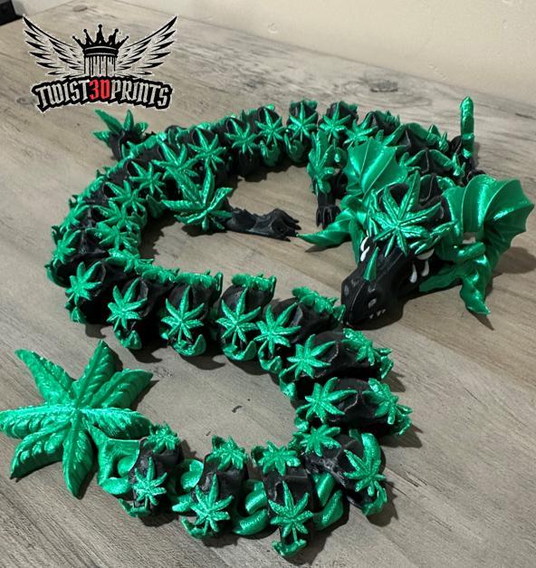 Hemp Dragon 420, Articulated Dragon Flexi