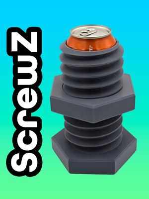 ScrewZ Koozie - The Functional Screw Can Koozie