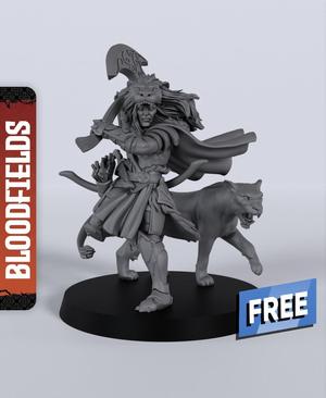 Lion Whiteclaw - With Free Dragon  - 5e DnD Inspired for RPG and Wargamers