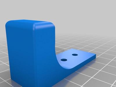Rollator basket mount part
