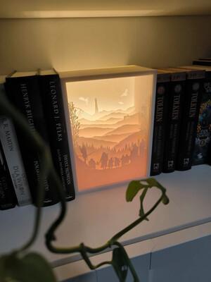 The Lord Of The Rings Shadow Box Lamp