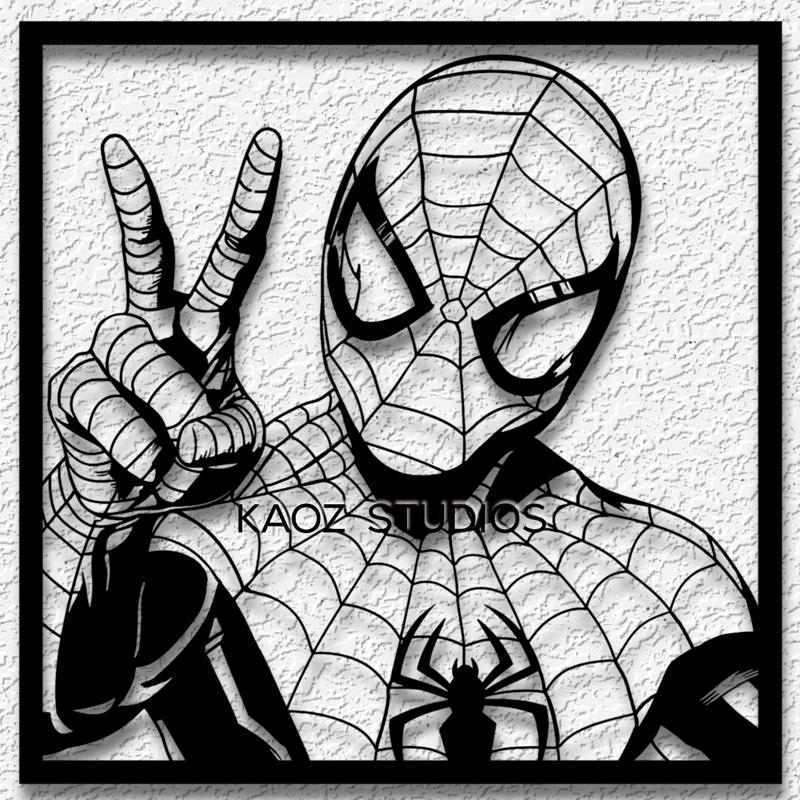 Spiderman wall art Spidey Wall Decor Avengers Superhero Decoration Fanart