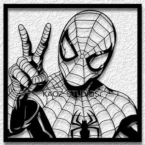 Spiderman wall art Spidey Wall Decor Avengers Superhero Decoration Fanart