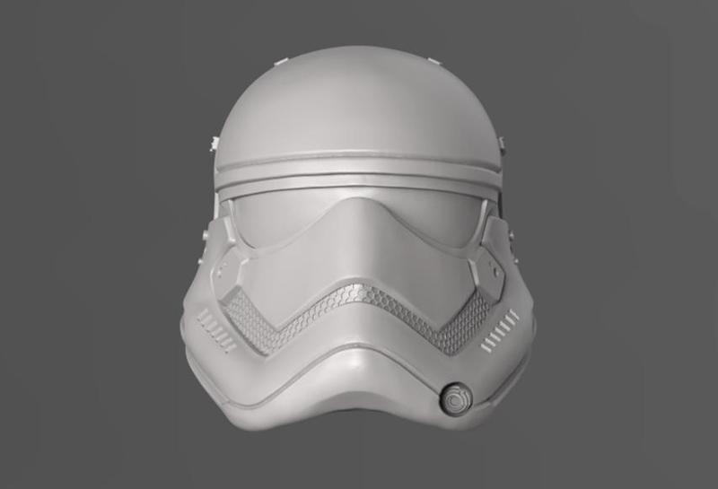 1st Galaxy Trooper Helmet Fan Art 3D print model