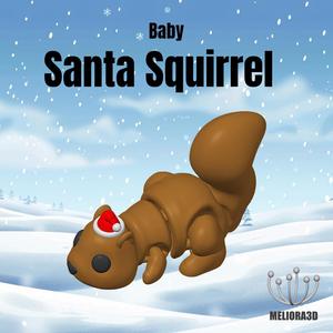 M3D - Baby Santa Squirrel
