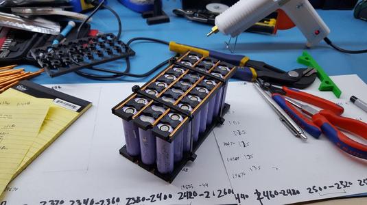 18650 holder for e-bike and other projects
