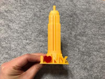 Simple Empire State Building with Tinkercad