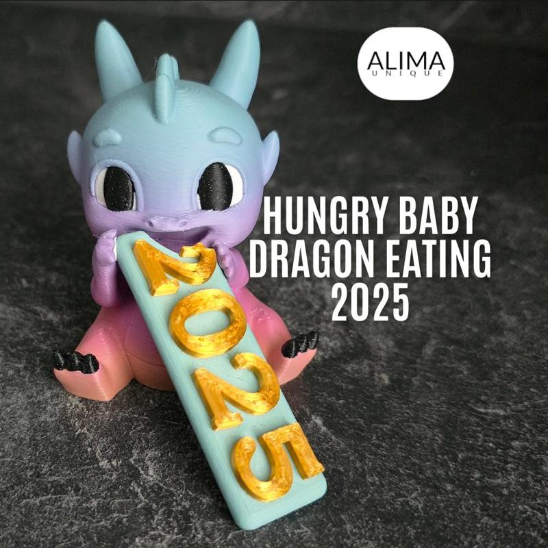 Baby Dragon eating 2025
