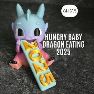 Baby Dragon eating 2025