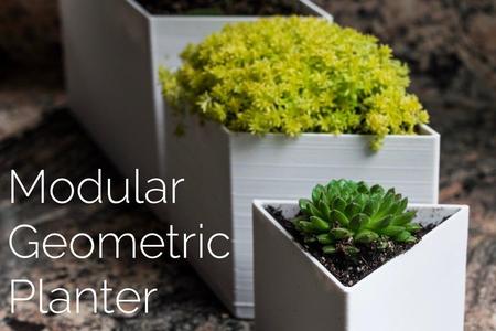 Modular Geometric Planters 