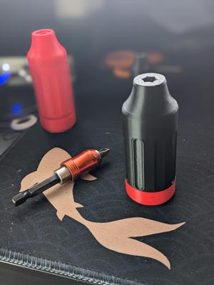 Mini Driver Static - 6.35mm, with Screw Cap bit holder.