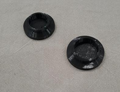 Ikea BOTAREN Shower Curtain Rod Rubber Ends