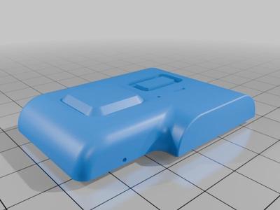 Dummy go pro with interlocking surface for more glue contact area