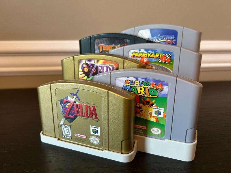 Nintendo 64 (N64) Cartridge Display Stand