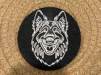 German Shepherd Coaster