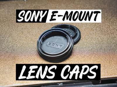 SONY E-MOUNT LENS CAPS