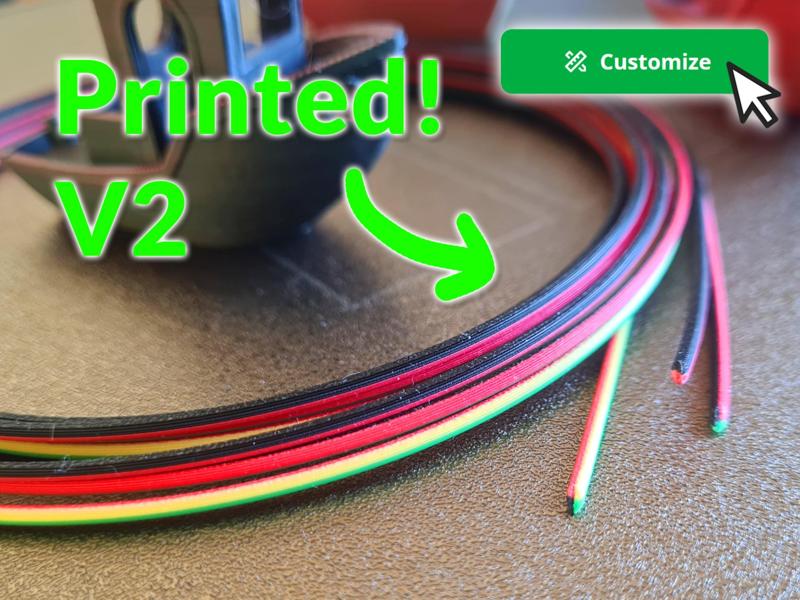 Multicolor filament V2 (dual, triple, quadruple)