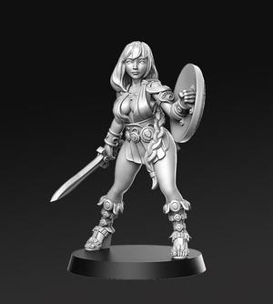 Artemisa - Greek Warrior- 32mm - DnD