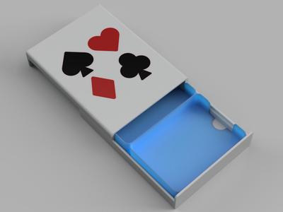 Playing Cards Case for Double Deck (Poker Type)