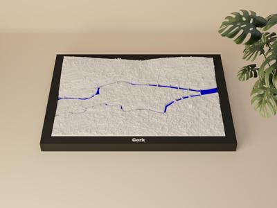 Cork, Ireland - 3D Miniature