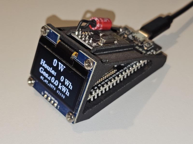 OpenDTU Housing with 1,3 Zoll OLED, ESP32 NodeMCU and NRF24L01+