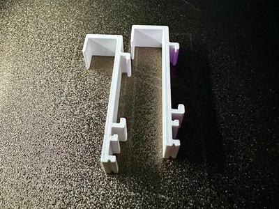 Grandekor Double Roller Blind Clamp Fix Window Hooks