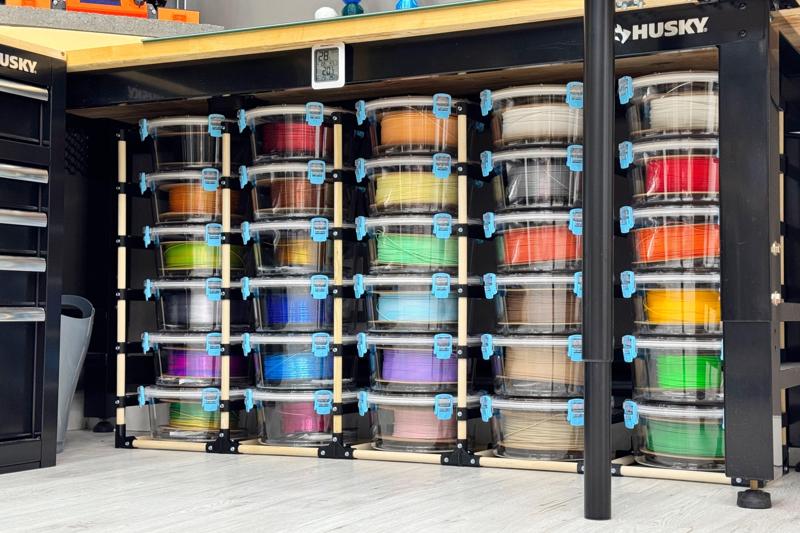 Filament Storage Rack/Stand - MODULAR & FULLY CUSTOMIZABLE