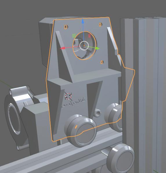 Geeetech Mizar S Direct Drive Bracket Mount