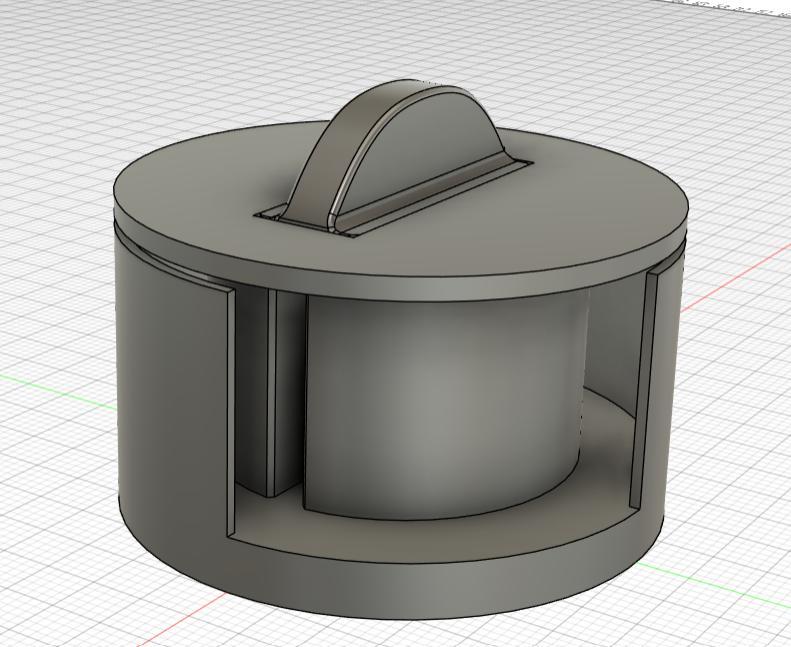 Soft tape measure spool