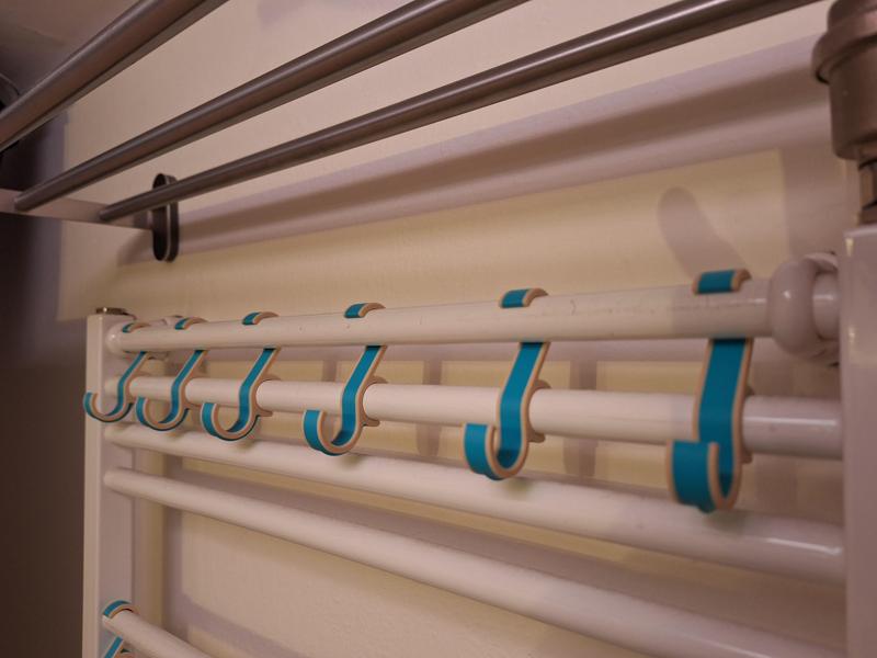 Towel hook for ladder heater 20mm