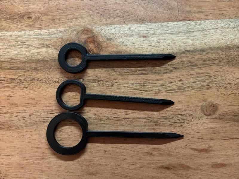 Long Archery Target Pins