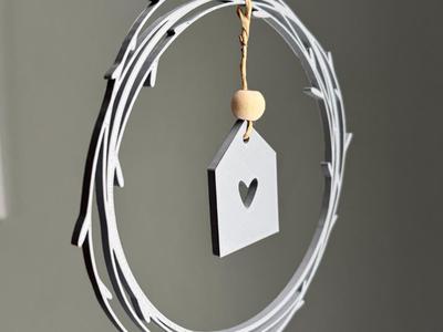 Wreath with House