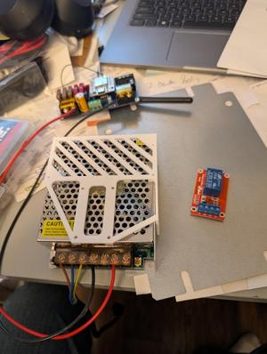 Dig-Quad Power Supply Mount - with Relay, customizable