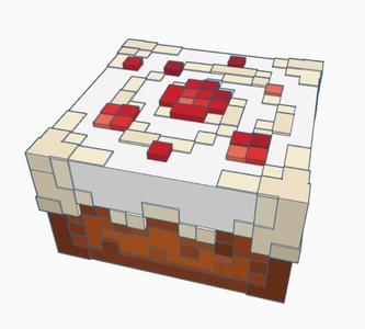 Minecraft Cake (Textured)