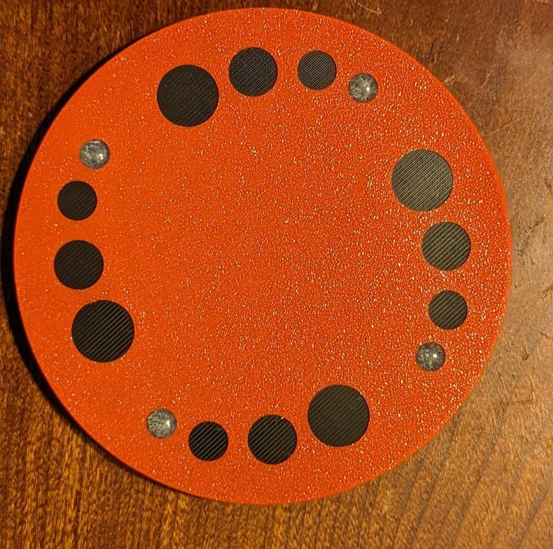 Rubber Foot Template for 100mm Coasters