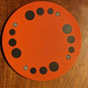 Rubber Foot Template for 100mm Coasters