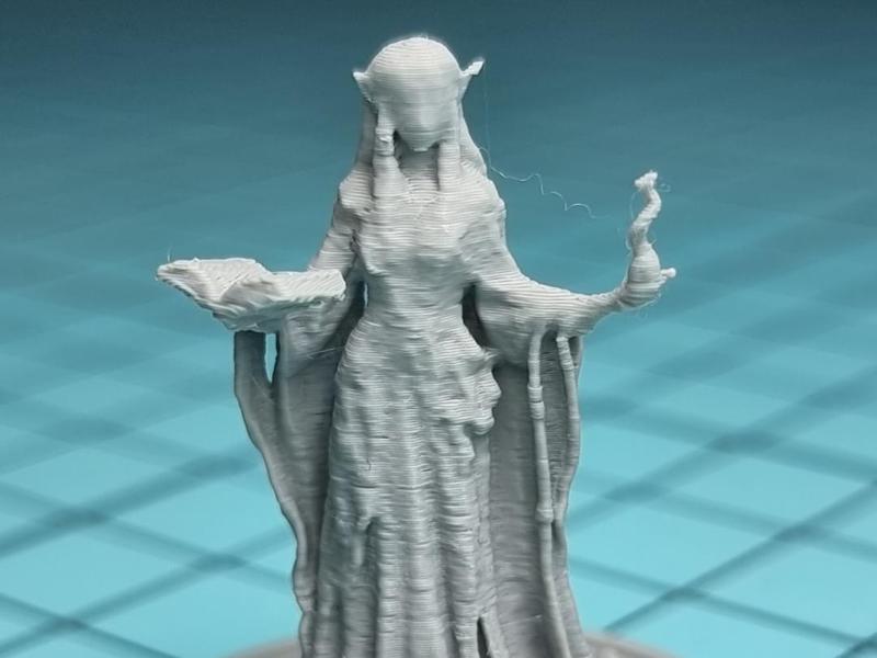 Lineva - DnD - Elf mage or cleric