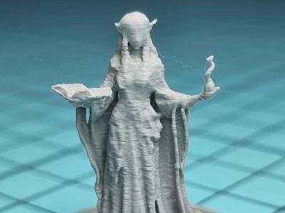 Lineva - DnD - Elf mage or cleric