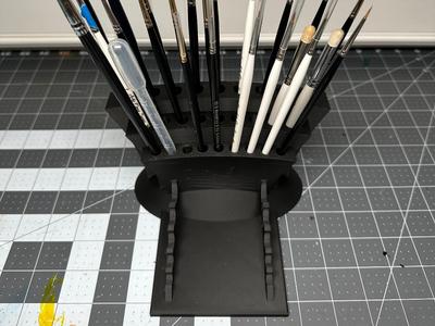 Paint brush stand holder vertical and horizontal