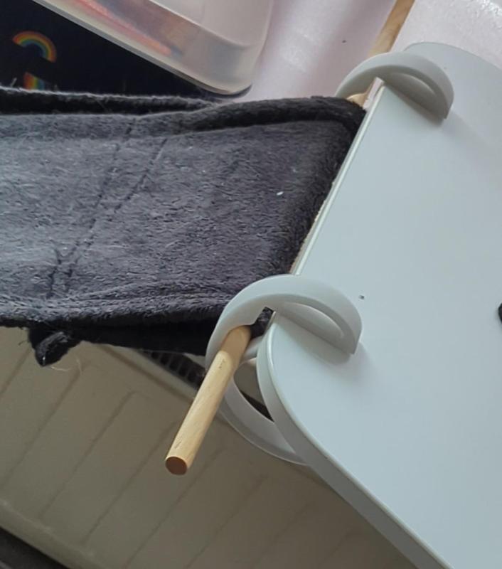 IKEA bekant desk hook base clamp. slide off protected
