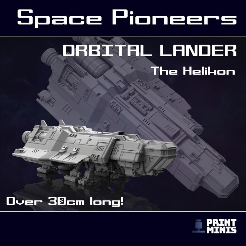 The Helikon - Orbital Lander Space Ship - Space Pioneers Collection