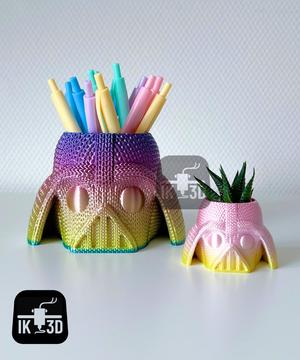 Knitted Star Wars Darth Vader Figurine / Planter / Pot 