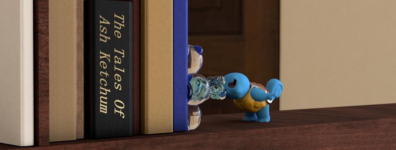 Squirtle Bookend - Pokémon Starter Series