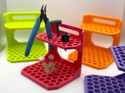 Desk Shelf & Tool Rack - Half Size