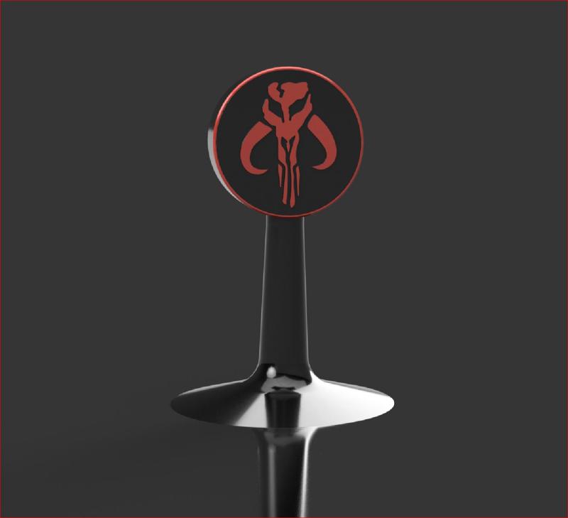 Mandalorian Fan Art Headphone Stand