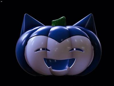Snorlax pumpking  jack o lantern 