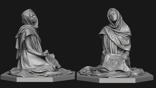 Saint Veronica Statue